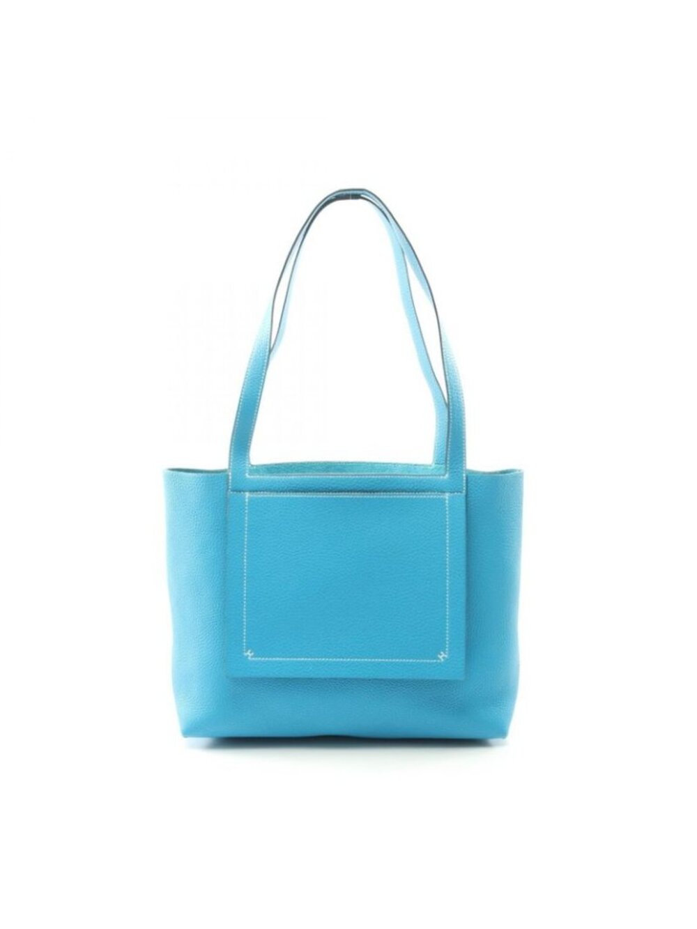 Hermes Tote Bag Cover Serie 31 Blue Frida Leather